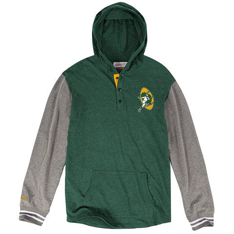 mitchell,ness,green bay packers,mid-season,midseason,hooded,long sleeve shirt,t-shirt,tee,tshirt,top,clothing accessories,hoodie,sweatshirt,hoody
