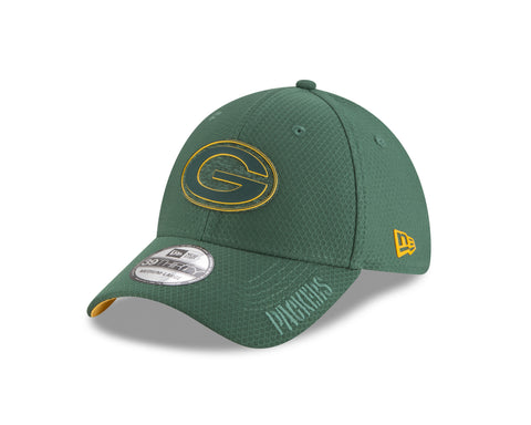 new era,cap,green bay packers,39thirty,3930,nfl,2018,training,camp,adjustable,flex fit,baseball cap,hat,headwear,clothing accessories