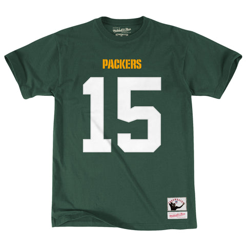Green Bay Packers Bart Starr #15 Retired Player Name & Number Tee