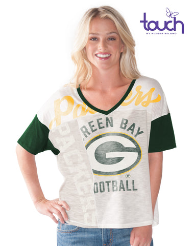 green bay packers,v-neck