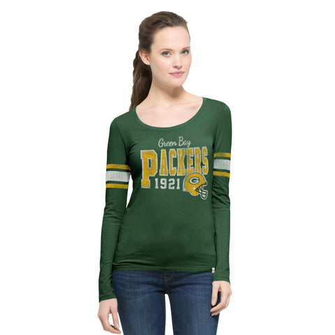 green bay packers,scoopneck,tee,womans