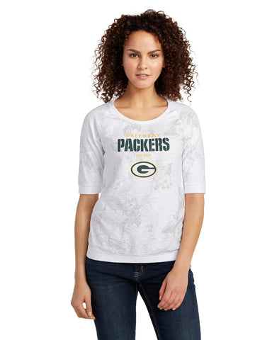 Green Bay Packers Womens Floral Blitz T-Shirt