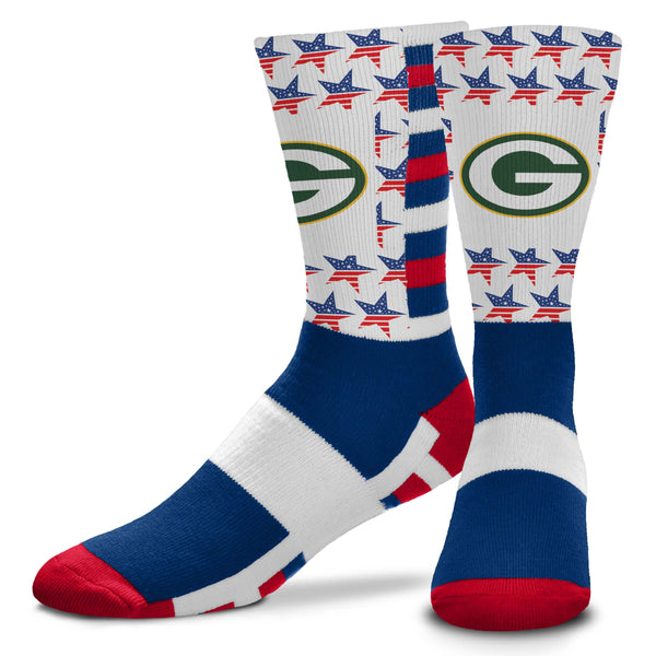 Green Bay Packers Americana Socks Green Bay Packers Americana Socks