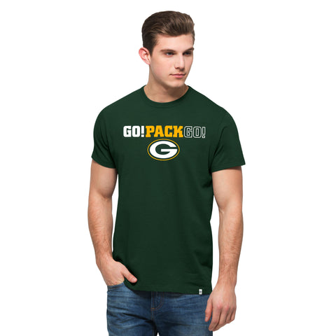 Green Bay Packers Go Pack Go Men's Short Sleeve Tee
