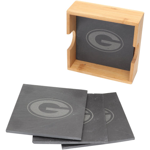 Green Bay Packers Slate Square Coaster Set, 4-Pack