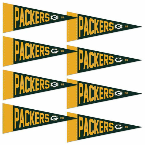 Green Bay Packers Mini Pennant Party Pack, 4" x 10"