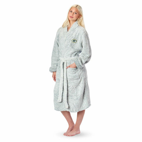 Green Bay Packers Sherpa Robe, Small/Medium (25" x 47"