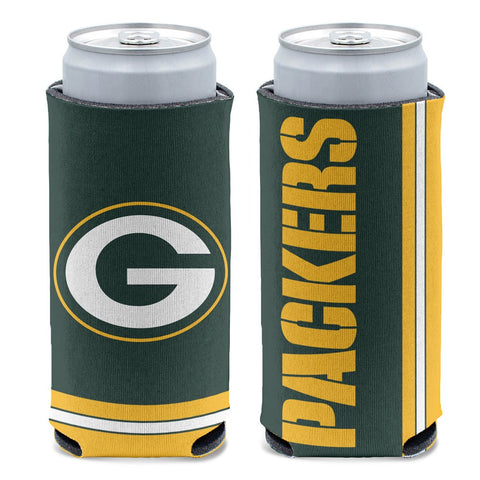 Green Bay Packers 12oz Slim Can Cooler