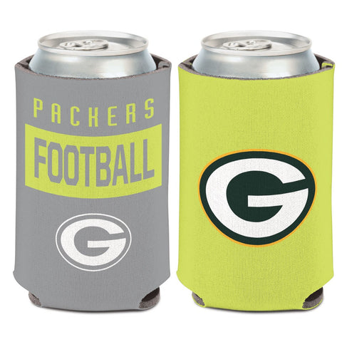 Green Bay Packers Neon 12oz Can Cooler