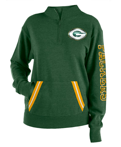 new era,5th,ocean,green bay packers,mock,turtleneck,pullover,hoodie,hoody,sweatshirt,sweater,top,clothing accessories