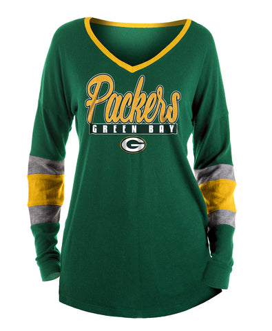 new era,5th,ocean,green bay packers,team,color,glitter,long sleeve,striped,hockey,shirt,t-shirt,tshirt,tee,top,clothing accessories