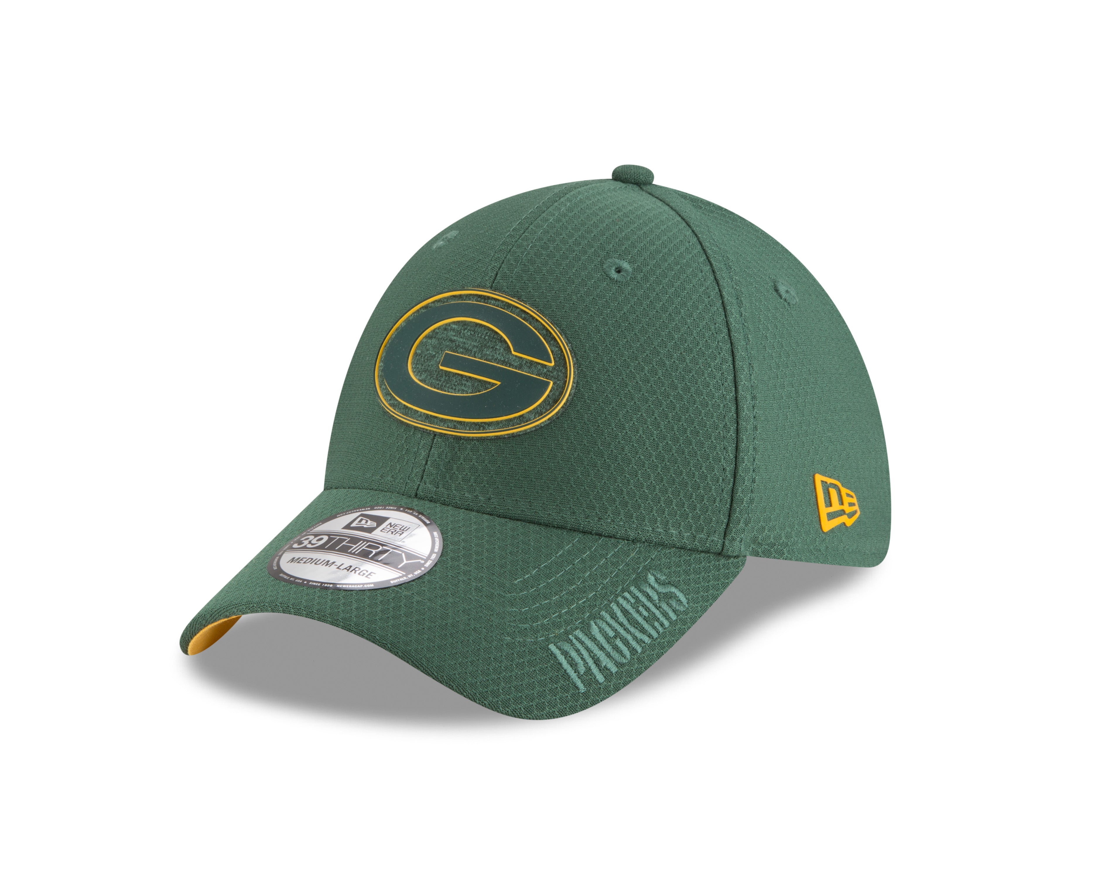 Camp Training Green Green Bay Hat Stuff 39THIRTY Packers Bay Fit Flex –