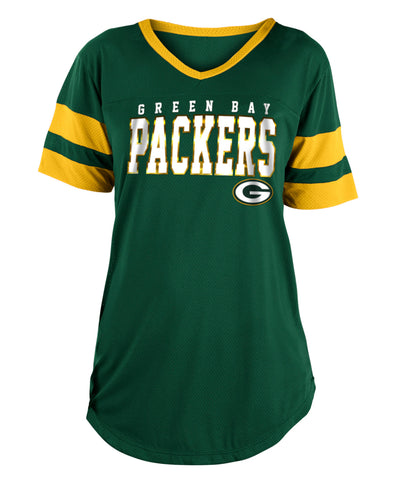 Green Bay Packers Womens Training Camp Mesh Jersey Tee