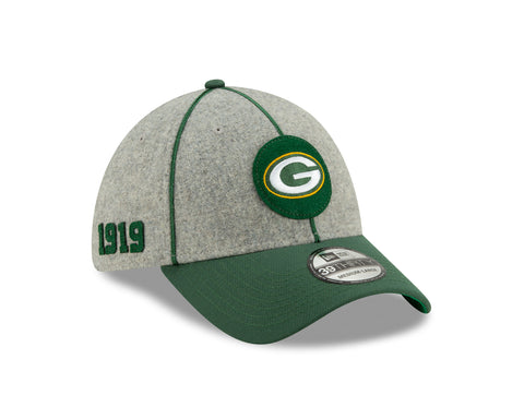 Green Bay Packers Sideline Home Historic 39THIRTY Stretch Fit Cap