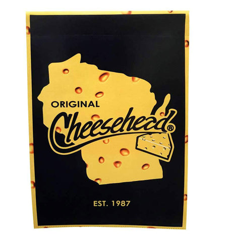 Green Bay Packers Original Cheesehead 29" x 43" Vertical Decorative Flag