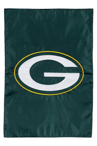 Green Bay Packers 18" x 12.5" Applique House Garden Flag