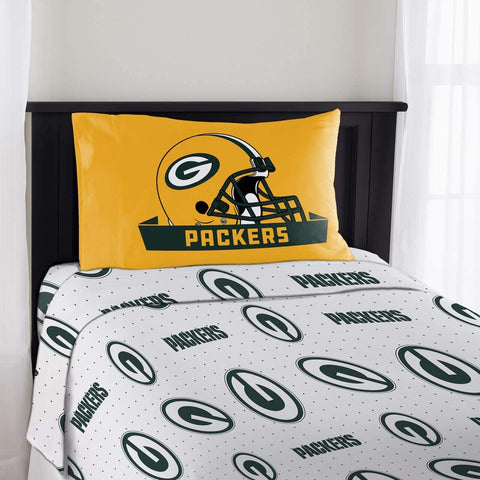 Green Bay Packers Monument Twin Sheet Set