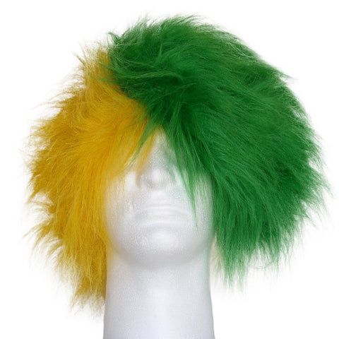 Green/Gold Combo Color Wig