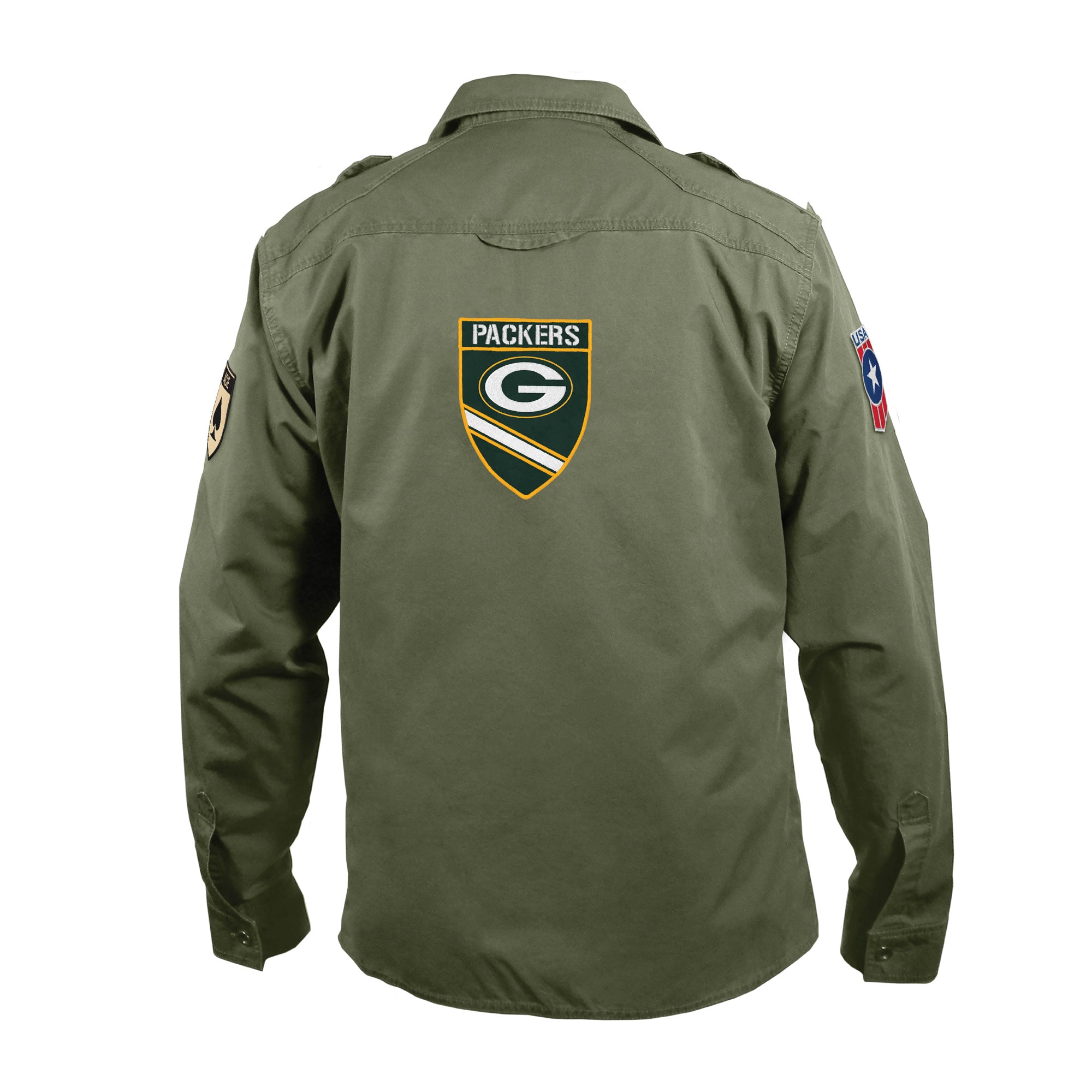 Green Bay Packers Military Field Shirt Green Bay Stuff Green Bay Packers Military Field Shirt Green Bay Stuff
