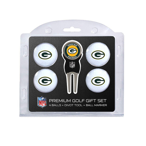 Green Bay Packers 4 Ball & Divot Gift Set