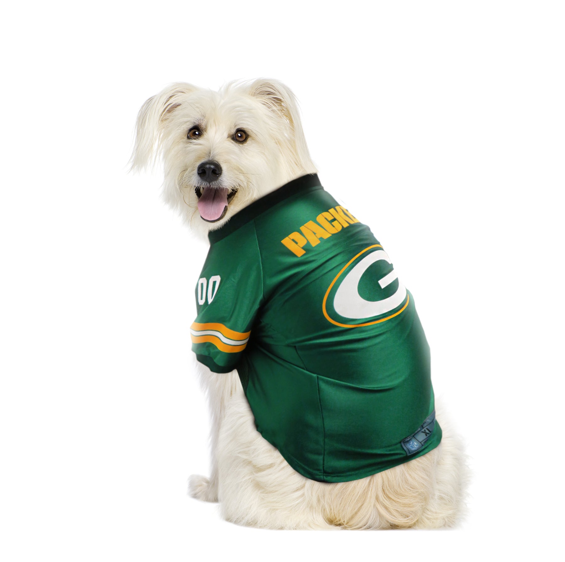  NFL Green Bay Packers Dog Jersey, Size: Large. Best Football  Jersey Costume for Dogs & Cats. Licensed Jersey Shirt. : Sports & Outdoors