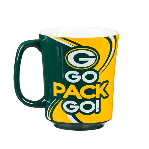 Green Bay Packers 14oz Ceramic Mug with Matching Box