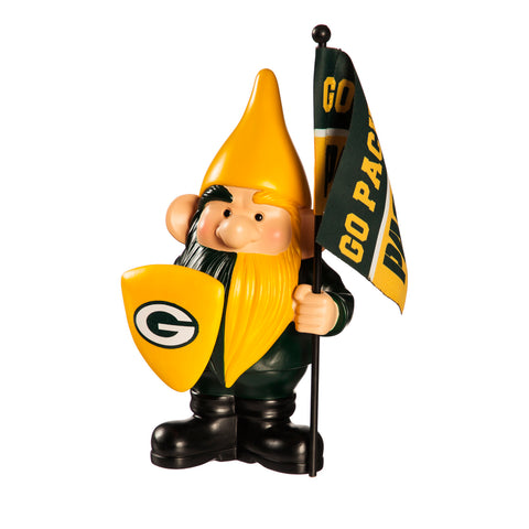 Green Bay Packers Flag Holder Gnome
