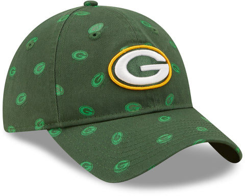 Green Bay Packers Scatter 9TWENTY Women's Adjustable Hat
