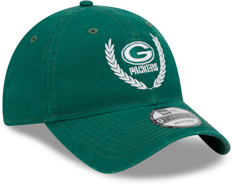 Green Bay Packers Leaves 9TWENTY Adjustable Hat, Green, One Size