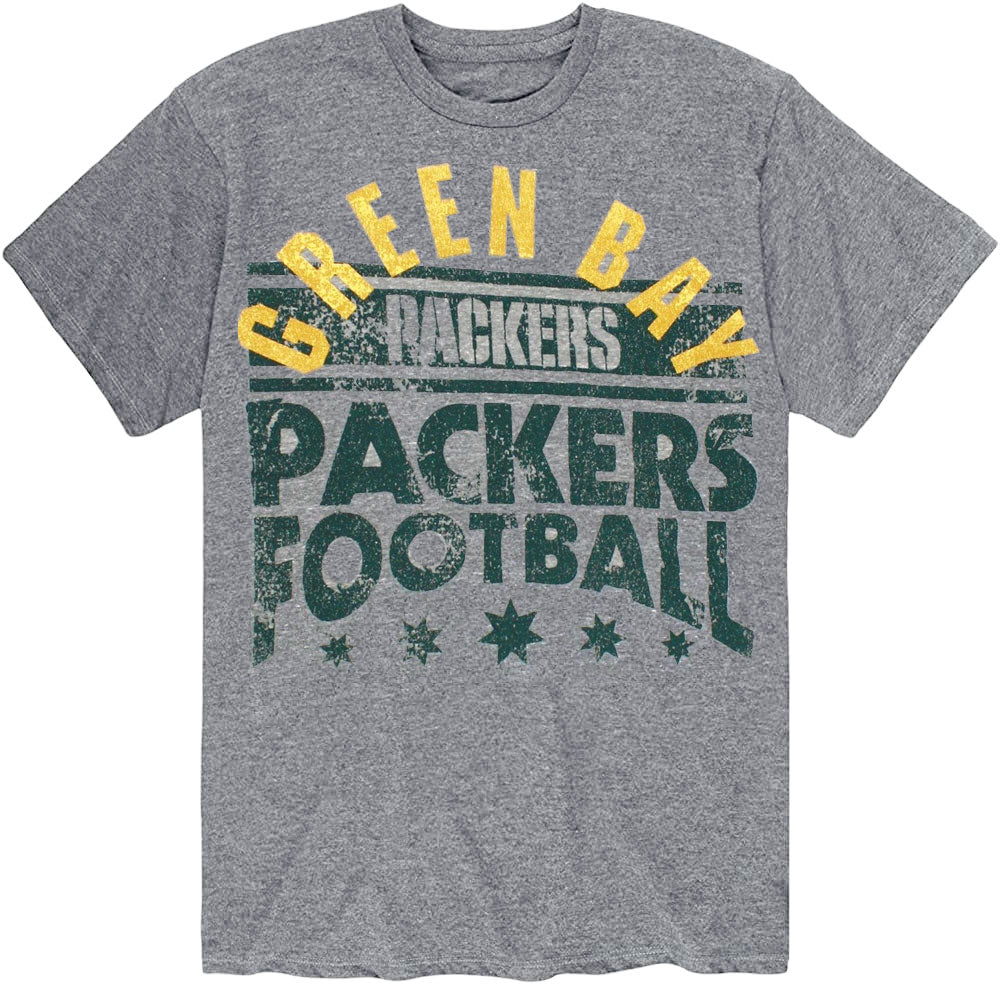 Green Bay Packers Men's Gray T-Shirt – Green Bay Stuff