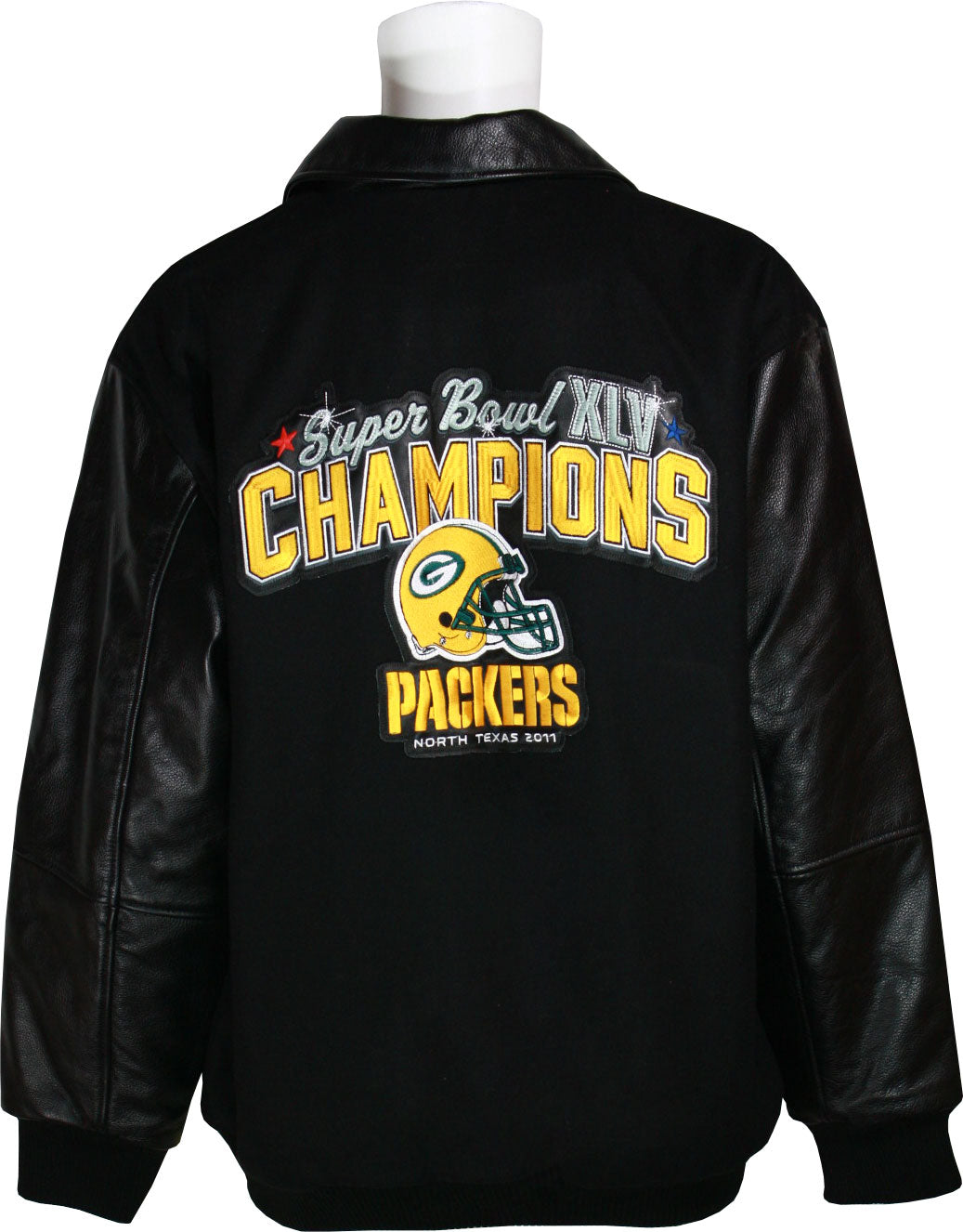 Maker of Jacket NFL Green Bay Packers Wool Leather