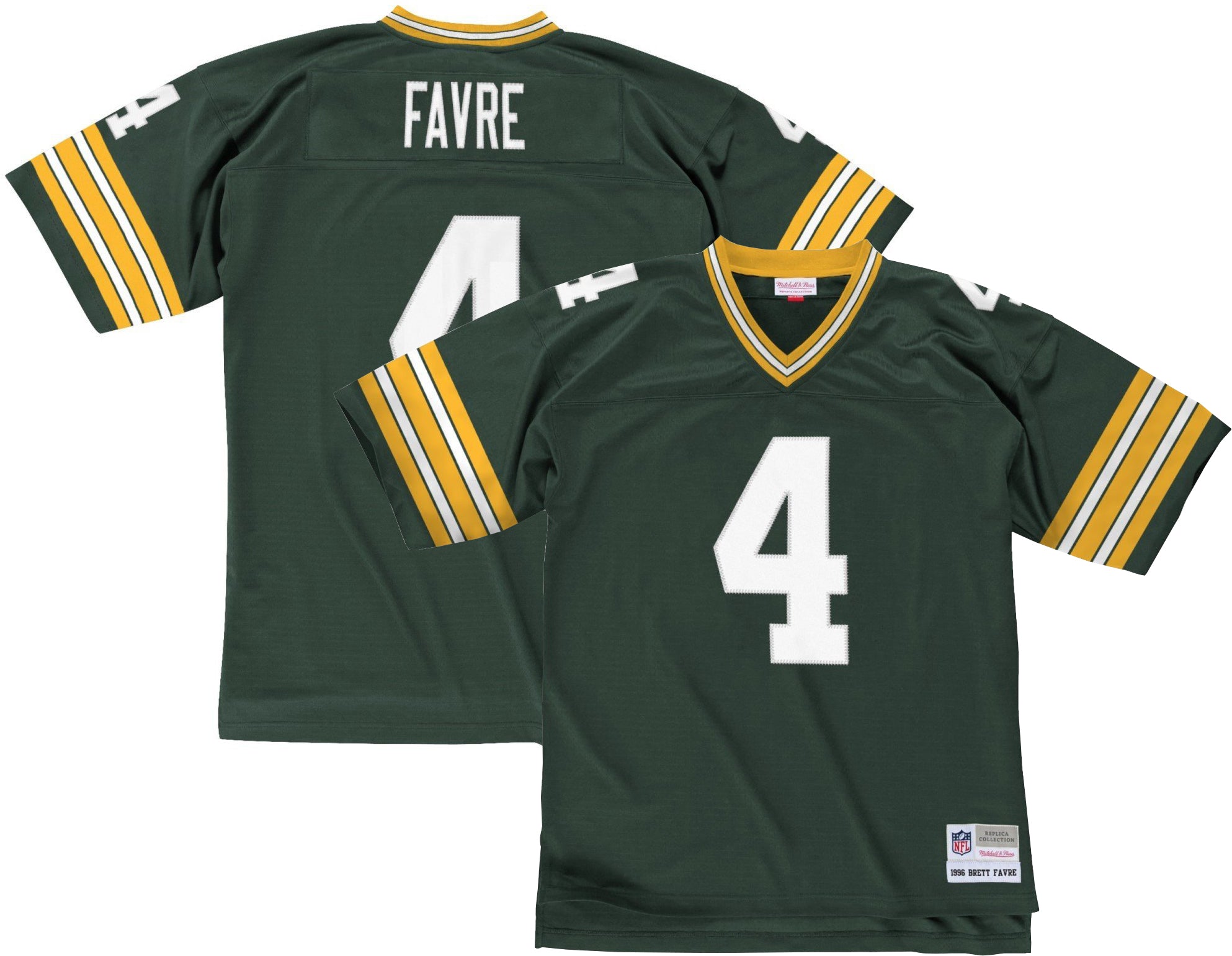 Brett Favre Green Bay Packers Mitchell & Ness 1996 Throwback Jersey – Green  Bay Stuff