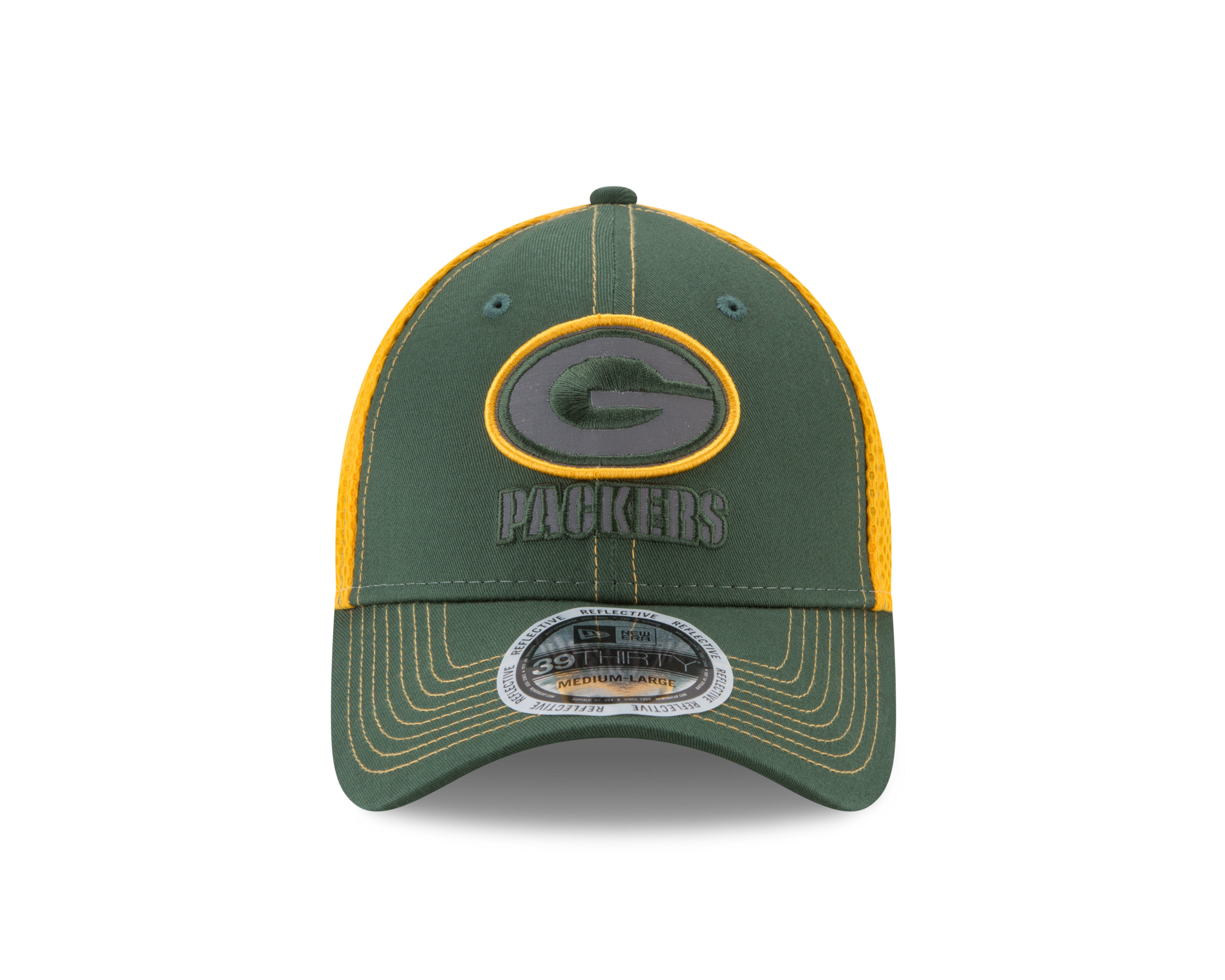 [Vertrauen zuerst und niedriger Preis] Green Bay Packers 39THIRTY Flect Flex Fit Bay – Stuff Hat Green