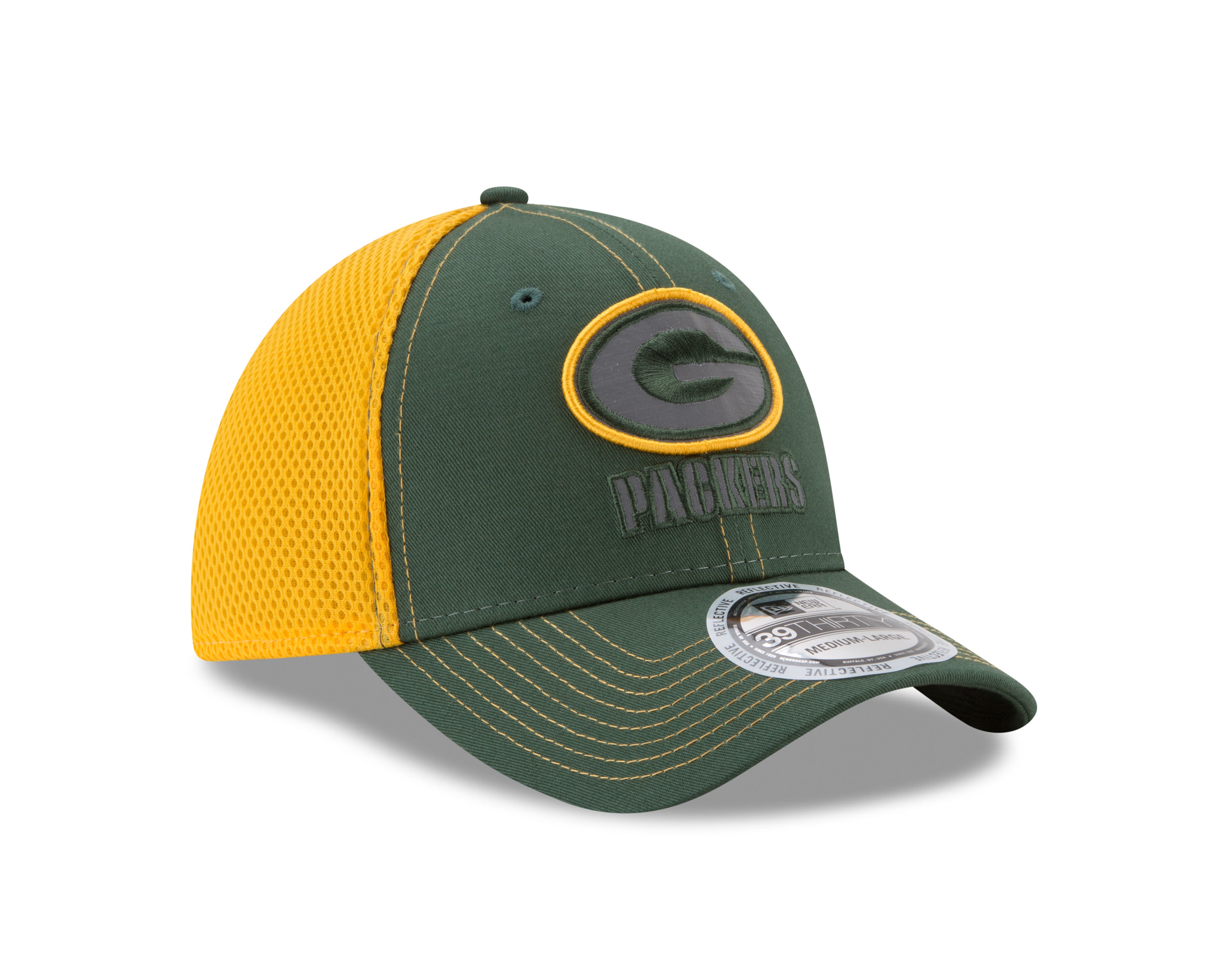 Bay Green Flect Stuff – 39THIRTY Packers Fit Hat Bay Green Flex