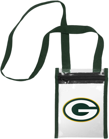 Green Bay Packers Clear Crossbody Tote Bag