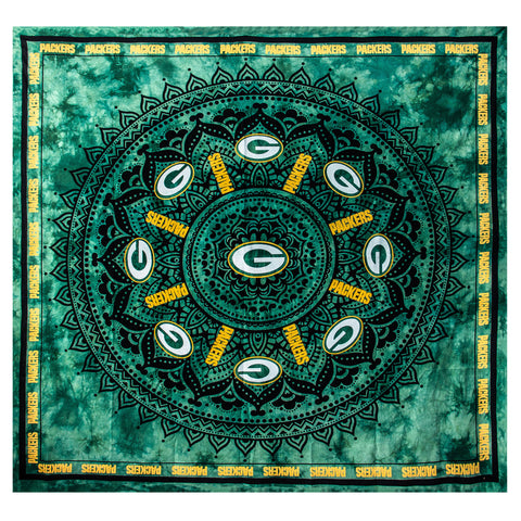 Green Bay Packers Team Pride Cotton Tapestry, 72" x 72"