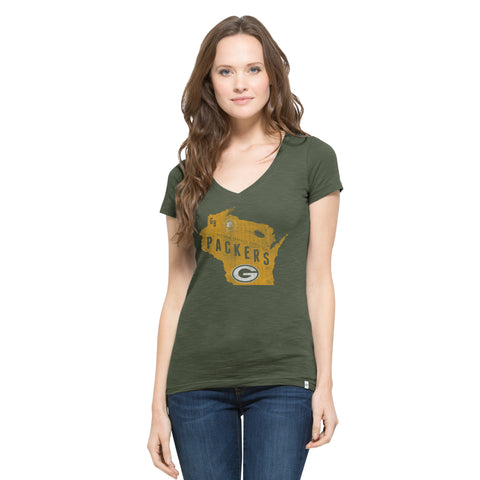 green bay packers,v-neck,shirt