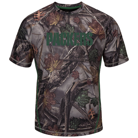 majestic,vf imagewear,green bay packers,the,woods,camo,camouflage,shirt,tshirt,tee,t-shirt,clothing accessories,tops