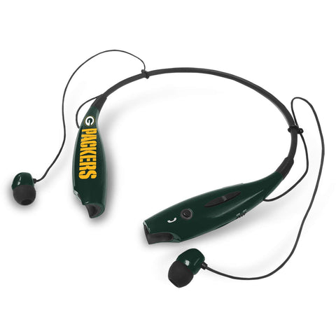 mizco,green bay packers,wireless,stereo,headset,headphones,earbuds,earphones,electronics