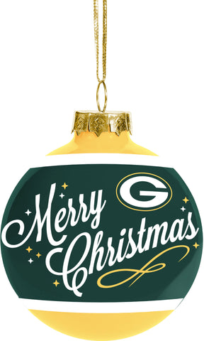 Green Bay Packers 2021 Glass Ball Ornament
