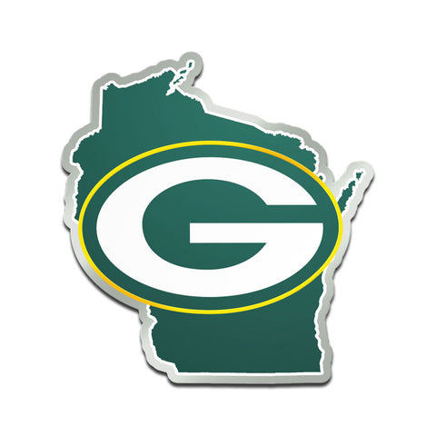 Green Bay Packers State Acrylic Auto Emblem