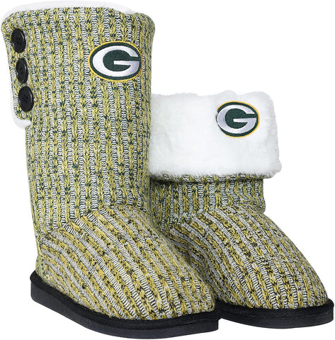 Green Bay Packers Color Blend Button Boots