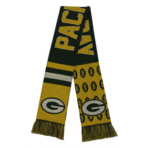 Green Bay Packers Reversible Thematic Scarf