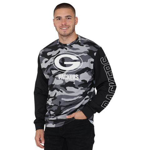 Green Bay Packers SMU Camo Printed Sweatshirt