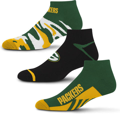 Green Bay Packers $100 Camo Boom No Show Socks