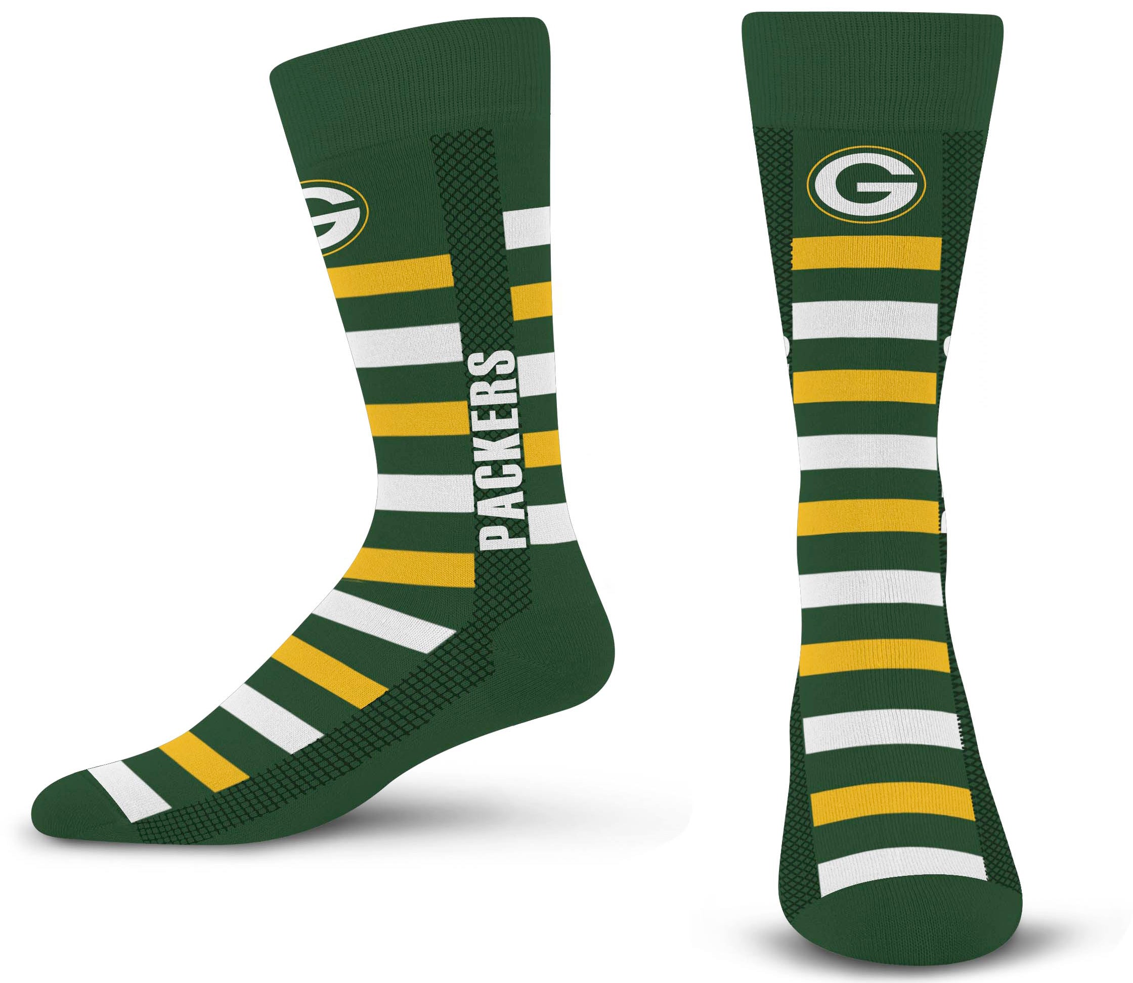 Green Bay Packers Word Crosswalk Dress Socks, One Size Green Bay Stuff Green Bay Packers Word Crosswalk Dress Socks, One Size Green Bay Stuff