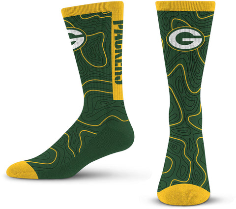 Green Bay Packers Systemic Crew Socks, Large