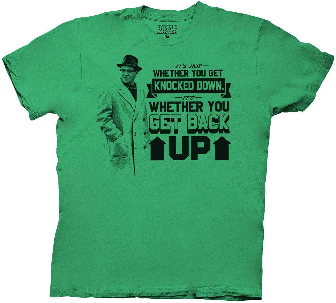 Green Bay Packers Vince Lombardi Get Back Up Men's Green T-Shirt – Green  Bay Stuff
