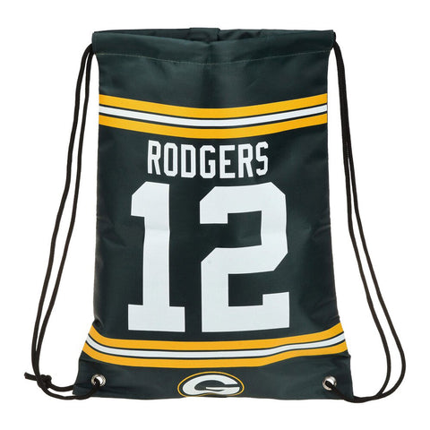 Green Bay Packers Aaron Rodgers #12 Player Drawstring Backpack