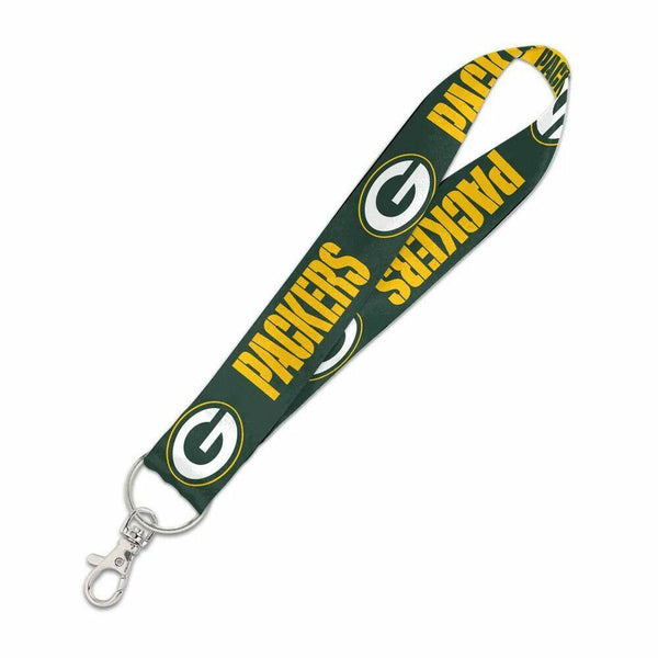 Green Bay Packers Lanyard Key Strap, 1"